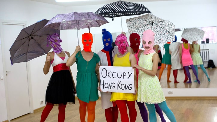 Peter Gabriel, Pussy Riot Show Support for Hong Kong Protestors