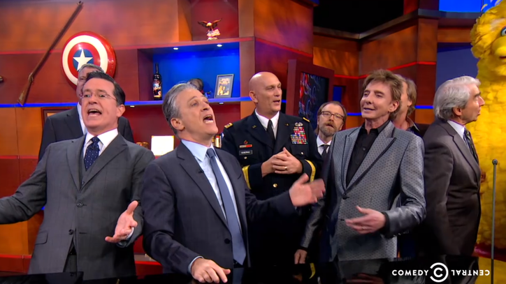 See Stephen Colbert's Epic, Star-Studded Farewell Sing-Along