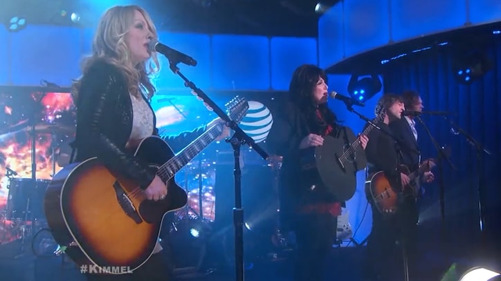 Watch Heart's Spirited Paul McCartney Cover on 'Jimmy Kimmel Live!'