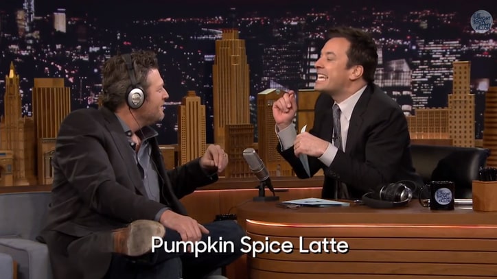 Watch Blake Shelton Suck at Jimmy Fallon's 'Whisper Challenge'