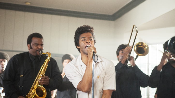 Mick Jagger Talks James Brown on the Set of Biopic 'Get On Up'