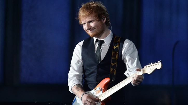 Watch Ed Sheeran Get Wistful and Romantic at Grammys