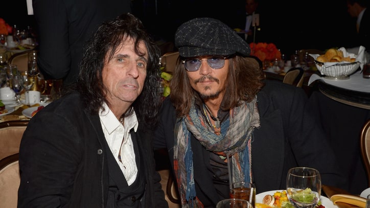 Johnny Depp, Alice Cooper, Joe Perry Form Hollywood Vampires Supergroup
