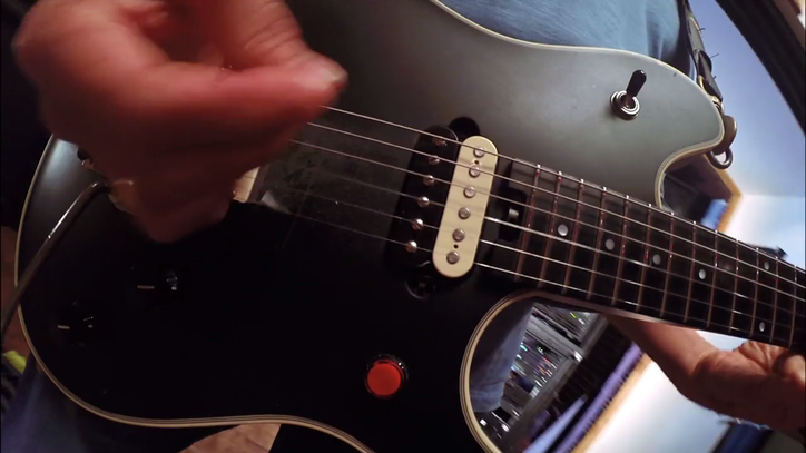 Watch Eddie Van Halen Shred in Fiery Gear Demo