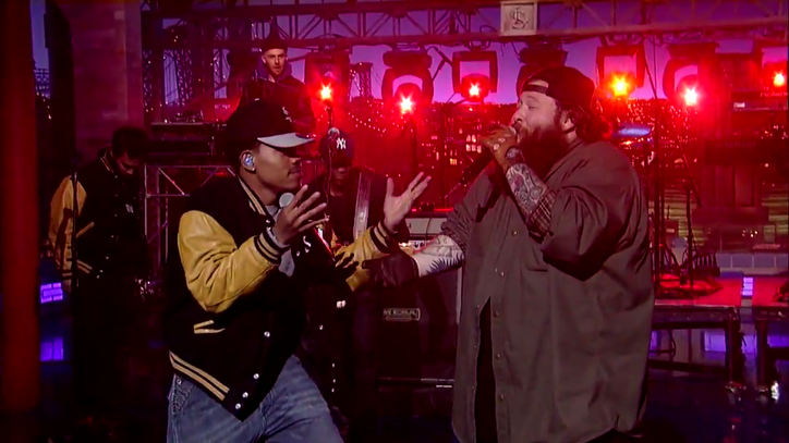 Action Bronson, Chance the Rapper Bring 'Baby Blue' to 'Letterman'