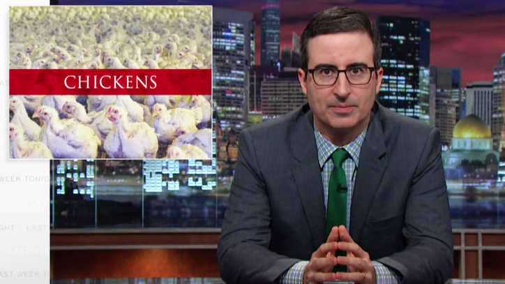 John Oliver Takes on America's Sordid Love Affair With Chicken