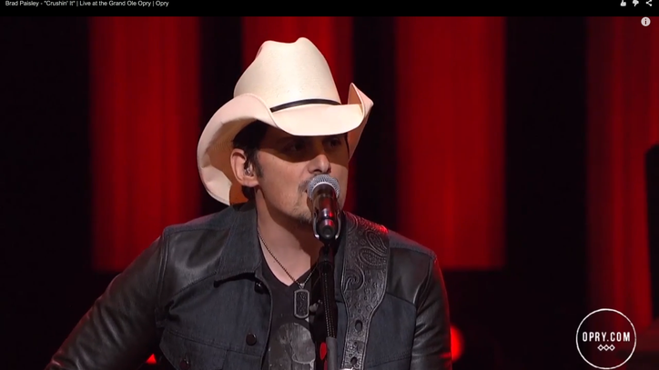 Watch Brad Paisley's Spirited 'Crushin' It' Performance on the Opry