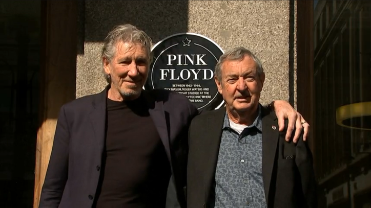 Watch Roger Waters, Nick Mason Reunite for Honor at Old School