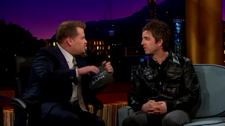 Noel Gallagher Talks One Direction, Oasis Brawls on 'James Corden'
