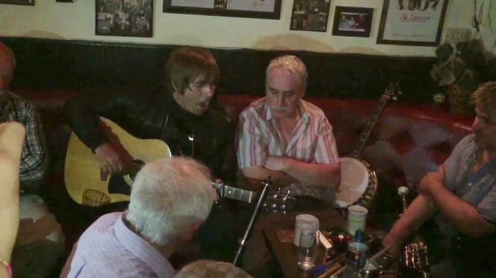 Watch Liam Gallagher Debut New Song in Irish Pub