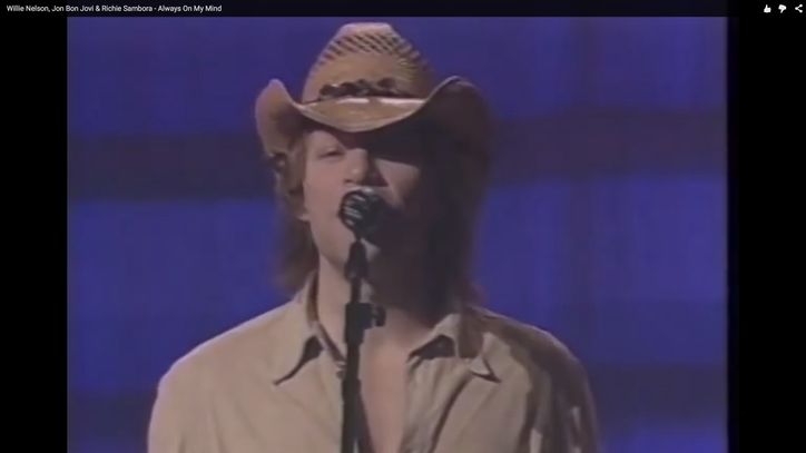 Flashback: Bon Jovi Perform Somber Duet With Willie Nelson