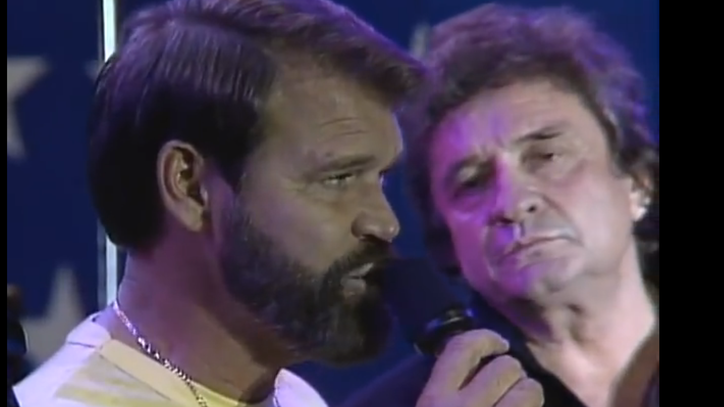 Flashback: See Glen Campbell Join the Highwaymen at First Farm Aid