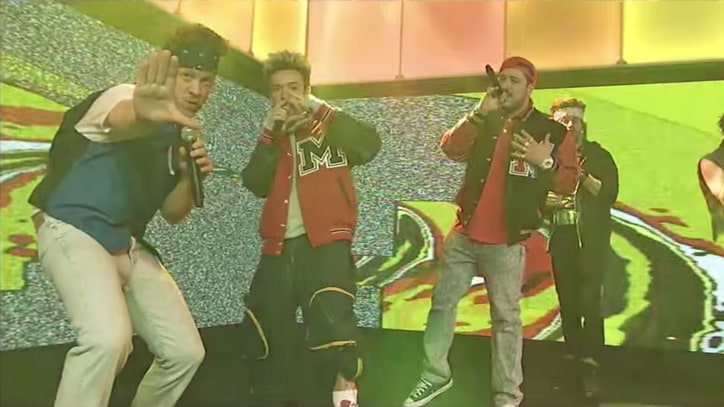 Mumford & Sons Unveil Boy Band Past on 'Jimmy Kimmel Live!'