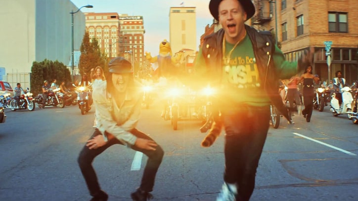 Macklemore, Ryan Lewis Tap Rap Vets for Outlandish 'Downtown' Video
