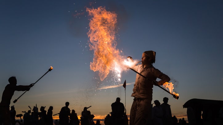See Trippy, Surreal Photos From Burning Man 2015