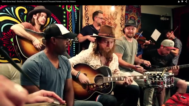 See Darius Rucker and Tourmates Go Old-School With Doc Watson Cover