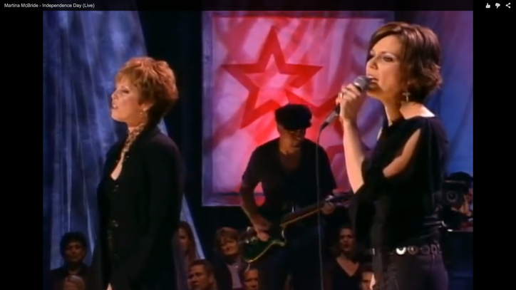 Flashback: Martina McBride, Pat Benetar Celebrate 'Independence Day'