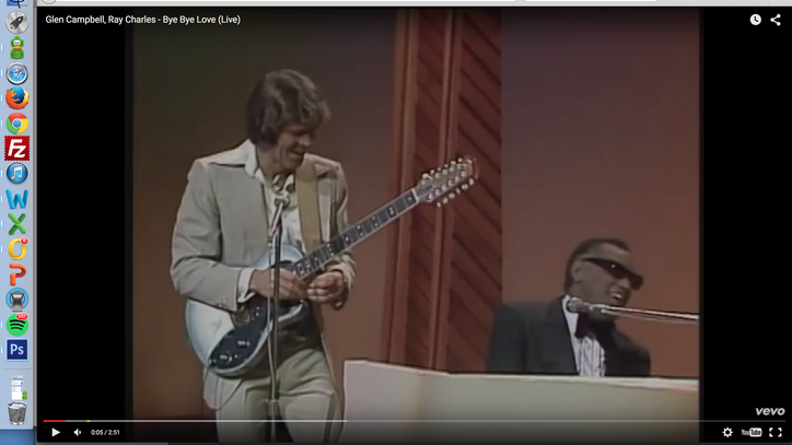 Flashback: Watch Ray Charles, Glen Campbell Bid 'Bye Bye Love'