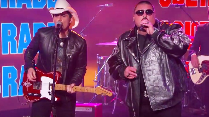 Brad Paisley, Color Me Badd Unite for 'I Wanna Sex You Up' on 'Kimmel'