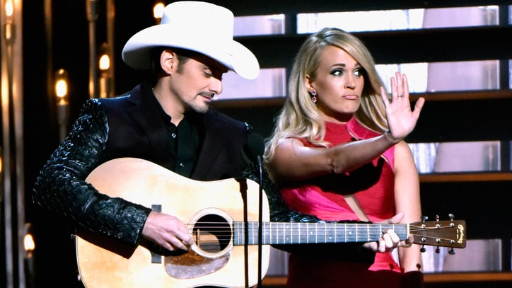 Brad Paisley and Carrie Underwood's 5 Funniest CMA Awards Moments