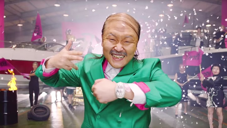 Watch Psy Play Baby, Old Man in Wacky 'Daddy' Video