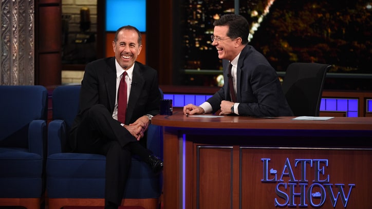 Jerry Seinfeld Tackles Buffets in Hilarious 'Late Show' Stand-Up