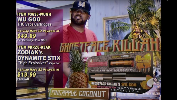 Watch Ghostface Killah's Bizarre 'Wu Goo' Hash Oil Infomercial