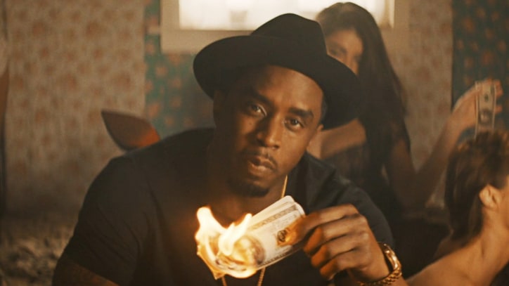 Puff Daddy Burns Billions in Outlandish 'Blow a Check' Video