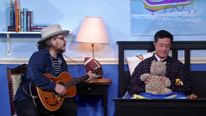 Watch Wilco's Jeff Tweedy Sing Stephen Colbert a Lullaby