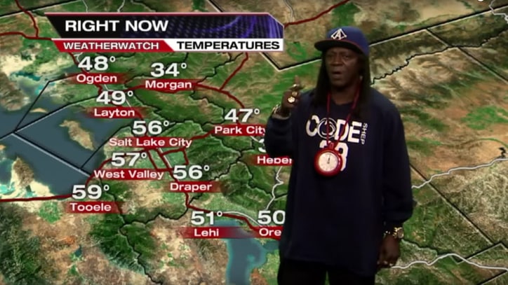 Watch Flavor Flav Deliver Salt Lake City Weather Report