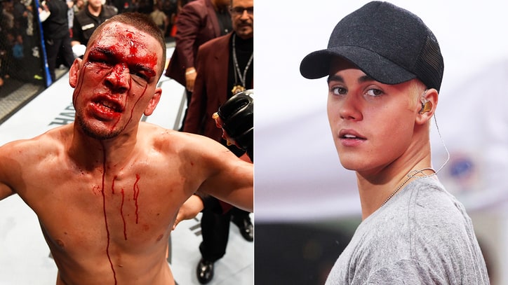 UFC's Nate Diaz to Justin Bieber: 'Shut Your Bitch Ass Up'