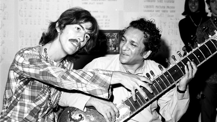 Hear Ravi Shankar Raga From Concert Attended by George Harrison
