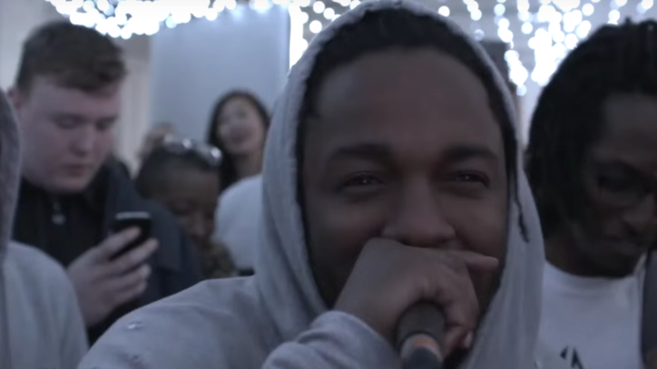 Watch Kendrick Lamar's Surprise Cypher With UK Teens
