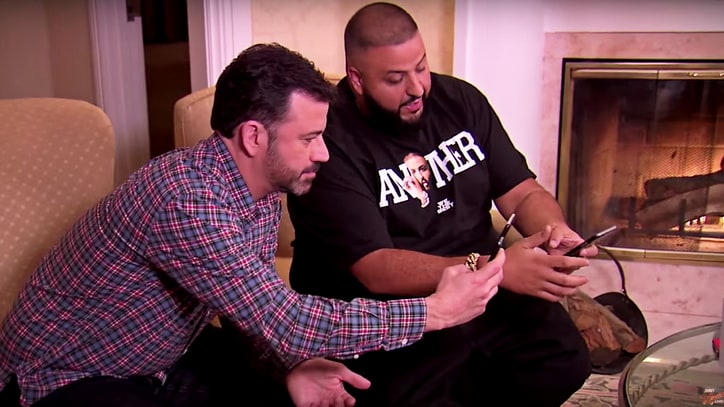 Watch Jimmy Kimmel Recruit DJ Khaled as Snapchat Advisor