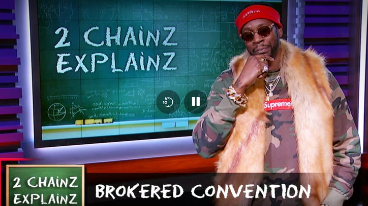 See 2 Chainz Explain Brokered Conventions on 'Nightly Show'