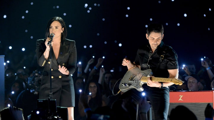 See Brad Paisley and Demi Lovato's Graceful iHeartRadio Awards Collab