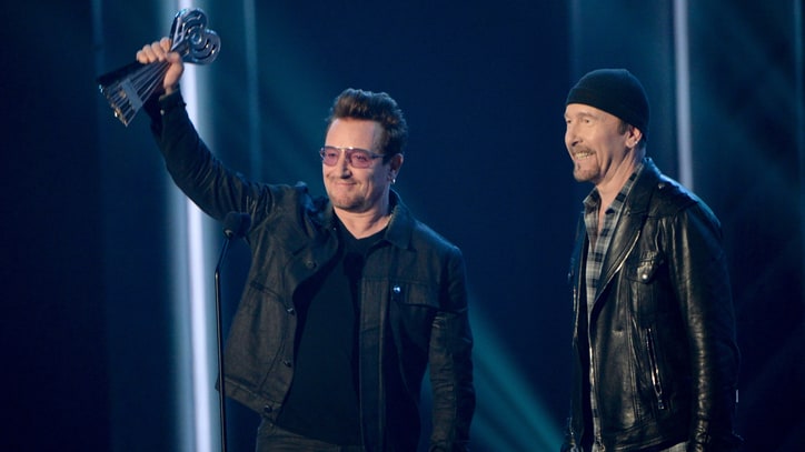 Watch U2's Bono, the Edge Receive iHeartRadio Innovator Award