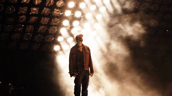 Watch Kanye West Debut Auto-Tuned Track, Perform 'Pop Style' Live
