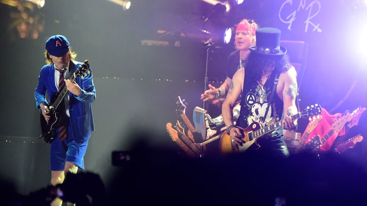 Watch Guns N' Roses Bring Out AC/DC's Angus Young at Coachella