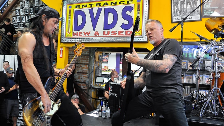 See Metallica's Entire Old-School Record Store Day Gig
