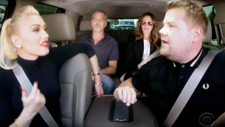 Gwen Stefani Enlists George Clooney, Julia Roberts for 'Carpool Karaoke'