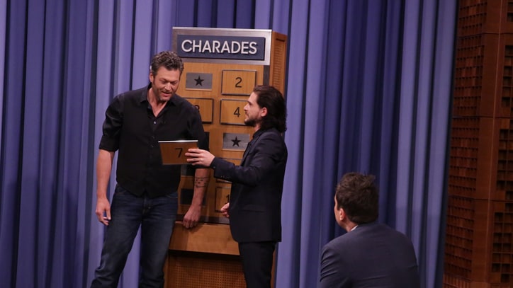 Watch Blake Shelton Play Charades with Kit Harington, Rose Byrne