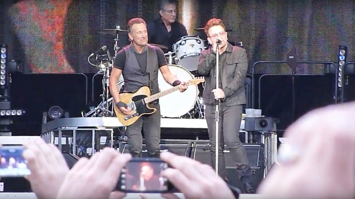 Watch Bruce Springsteen, Bono Perform 'Because the Night' in Dublin