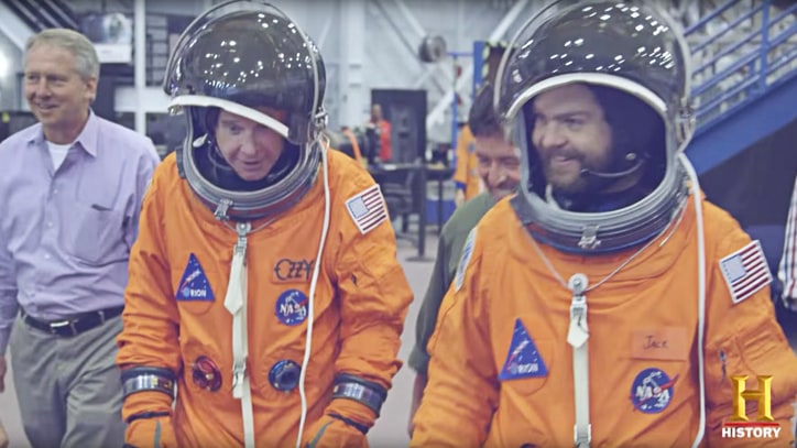See Ozzy, Jack Osbourne Dress Like Astronauts in History Show Teaser