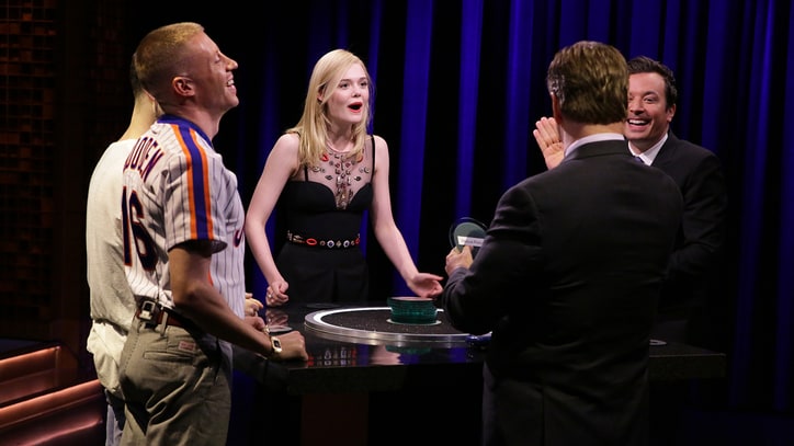 Watch Macklemore, Elle Fanning Play Catchphrase on 'Fallon'