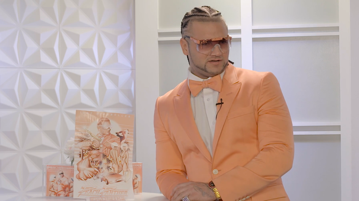 See Riff Raff Hawk 'Peach Panther' in Bizarre Infomercial