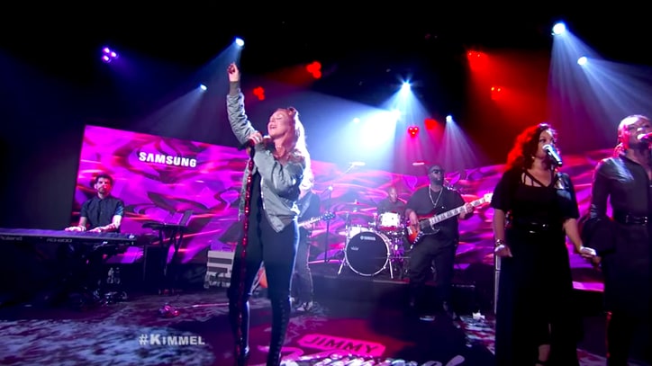 Watch Christina Aguilera Belt Orlando Tribute 'Change' on 'Kimmel'