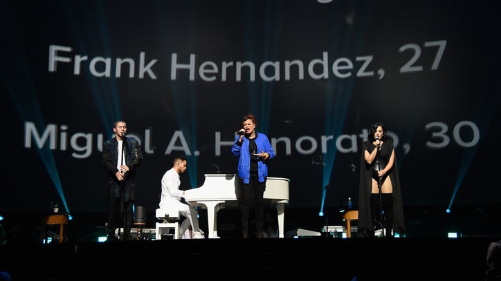 Watch Demi Lovato, Nick Jonas Pay Tribute to Pulse Victims at Orlando Show