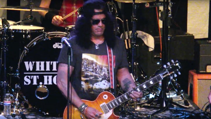 Watch Slash Cover Jimi Hendrix at Whitford/St. Holmes Surprise Spot