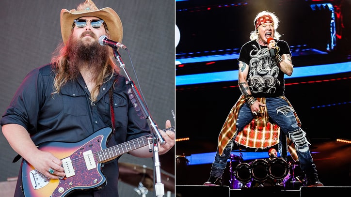 Chris Stapleton on Meeting Axl Rose in Nashville: 'He Was a Gentleman'